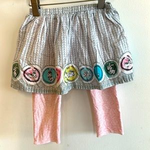 Little wings leggings with skirt